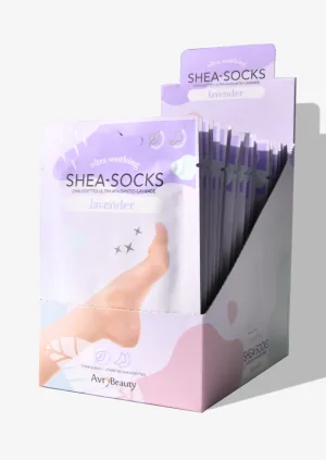 Lavender Shea Socks - FINAL SALE